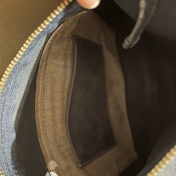 Authentic roots leather cross body bag Graphite colour - Picture 7 of 13